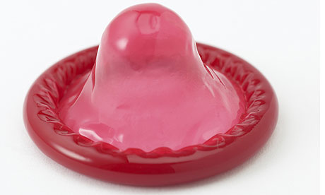 red condom