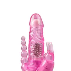 Вибратор с ротация и двойна стимулация 3xLUST