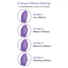 Вибратор Calexotics Insatiable G, Надуваем, Г-точка, 21 см, Sex shop, Sexwell-3