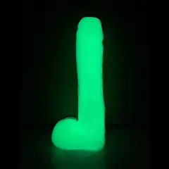 Сапун с формата на дилдо, фосфоресциращ