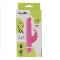 Вибратор Sweetie с клиторстимулатор