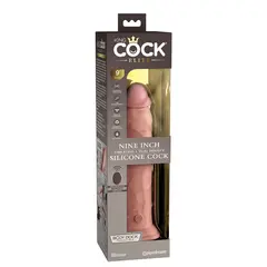 Вибриращо дилдо King Cock Elite 25 см