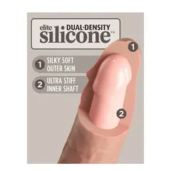 Вибриращо дилдо King Cock Elite 25 см