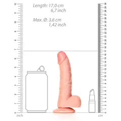 Реалистично дидло RealRock 15,5 см