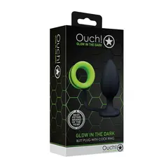 Анален разширител със светещ ринг OUCH!