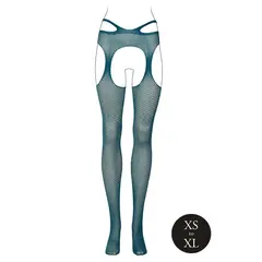 Чорапогащник с отвори и жартиерни ленти