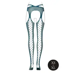 Чорапогащник с отвори и жартиерни ленти