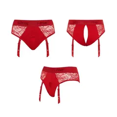 Страп-он бикини Дива, M червени