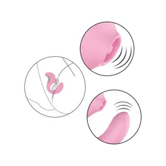 Вибратор с клиторстимулатор TWIST