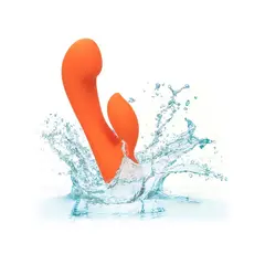 Вибратор Заек Calexotics Stella Dual G, 12 Функции, Оранжев Sex Shop Sexwell - 6