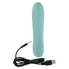 Вибратор Cuties Special Edition, 16.4 см, Силиконов, Син, Sex Shop Sexwell--4