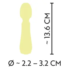 Мини вибратор Cuties серия 4, жълт