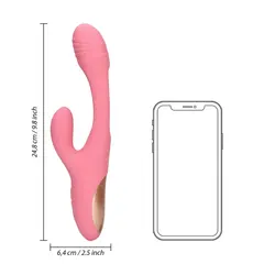 Пляскащ Вибратор Loveline, за Г-точка, за Комплексни оргазми Sex Shop Sexwell - 7