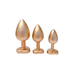 Комплект анални разширители, златни