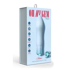 Вибратор с камък аквамарин Ardor