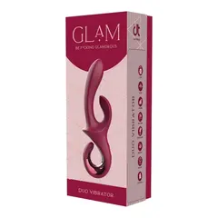 Вибратор GLAM, с клиторстимулатор-1