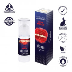 Загряващ лубрикант Attraction, Мохито - 3
