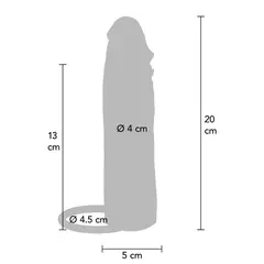 Пенис уголемител с вибрация 20 см