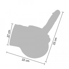 Мастурбатор с пенис Ride My Hard Dick-6