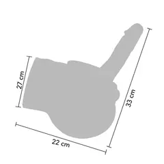 Мастурбатор с пенис Ride My Hard Dick-6