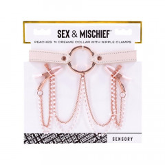 Нашийник с щипки Peaches ‘n Creame