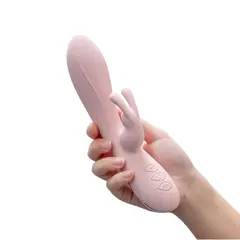 Вибратор с клиторстимулатор Morgan Pink