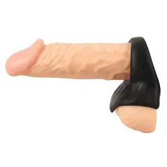 Пенис ринг с разтегач на тестиси, Erecto, 8 см