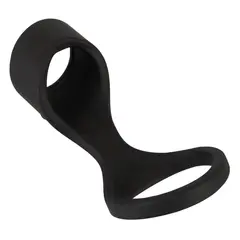 Маншон за пенис с пръстен за тестиси, Erecto, Cock Sleeve with Ball Ring, 8 см