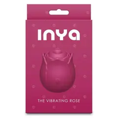 Клиторен стимулатор Роза NS Novelties, Inya, The Vibrating Rose, Червена – 6,7 см