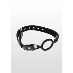 Отворен наустник Taboom, Open Ring Gag, Черен – 5,2 см