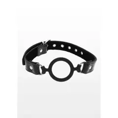 Отворен наустник Taboom, Open Ring Gag, Черен – 5,2 см