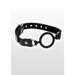 Отворен наустник Taboom, Open Ring Gag, Черен – 5,2 см