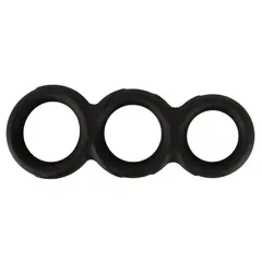 Троен пенис ринг за пенис и тестиси, Erecto, Triple Cock Ring, 2,6 – 3,1 см