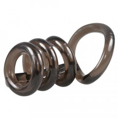 Пенис маншон с 4 ринга Bad Kitty-3