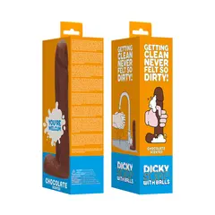 Сапун във формата на дилдо, шоколад