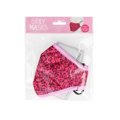 Маска за лице с щампа на пенисчета