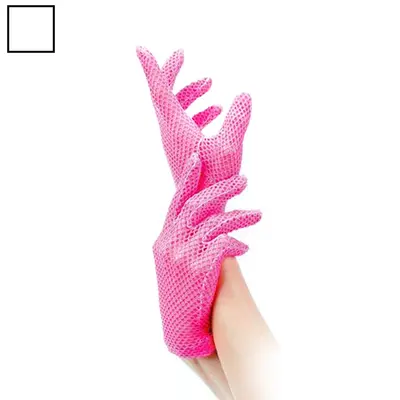 Къси ръкавици от ситна мрежа
