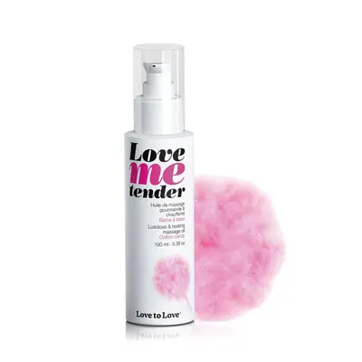 Масажно олио Захарен памук, загряващо