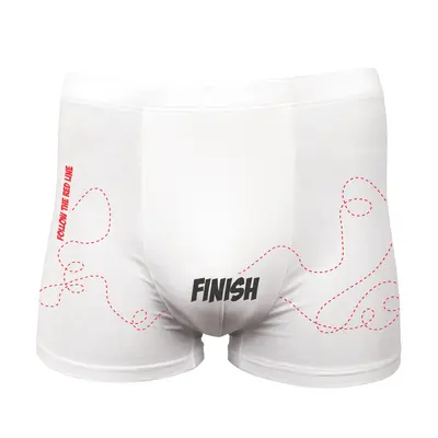 Мъжки боксери Finish, бели