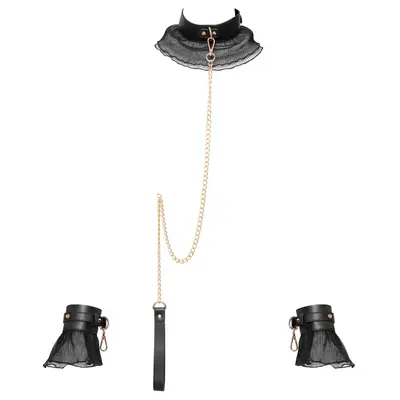 Комплект яка и белезници Bad Kitty