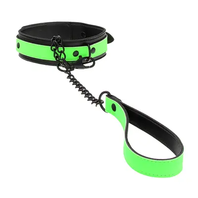 Нашийник с повод OUCH! фосфоресциращ
