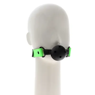 Наустник с отвори OUCH! фосфоресциращ