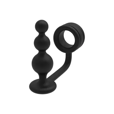 Пенис ринг с анална броеница RAMROD