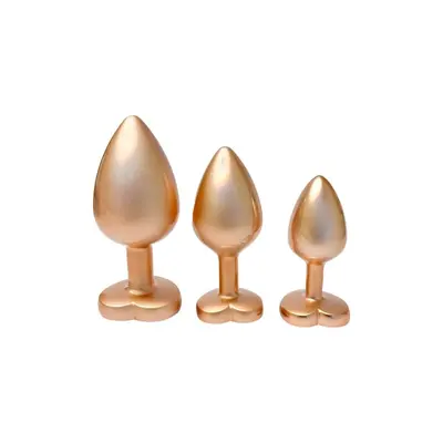 Комплект анални разширители, златни