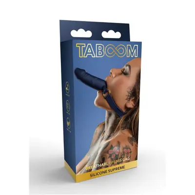 Наустник пенис с отвори TABOOM син