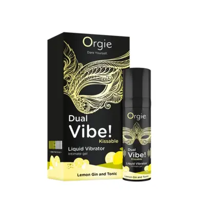 Виброгел DUAL VIBE! GIN AND TONIC лимон