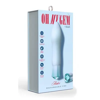 Вибратор с камък аквамарин Ardor