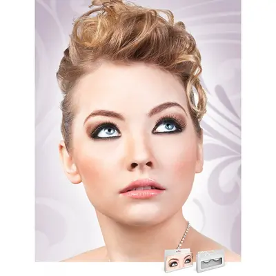 Леко извити мигли с неравномерна дължина