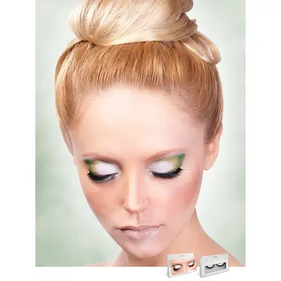 Черни, гъсти мигли, неравномерно дълги