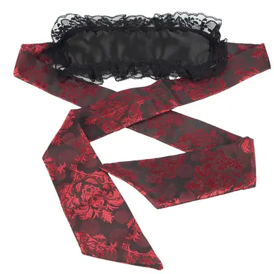 Маска за очи обшита с дантела